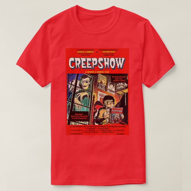 Creepshow Jolting Tales of Horror T Shirt (Design framsida)