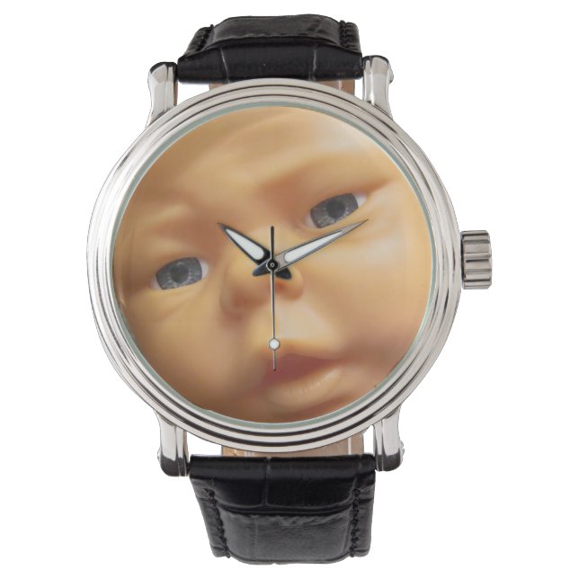 Creepy Baby Doll Watch Armbandsur (Framsida)