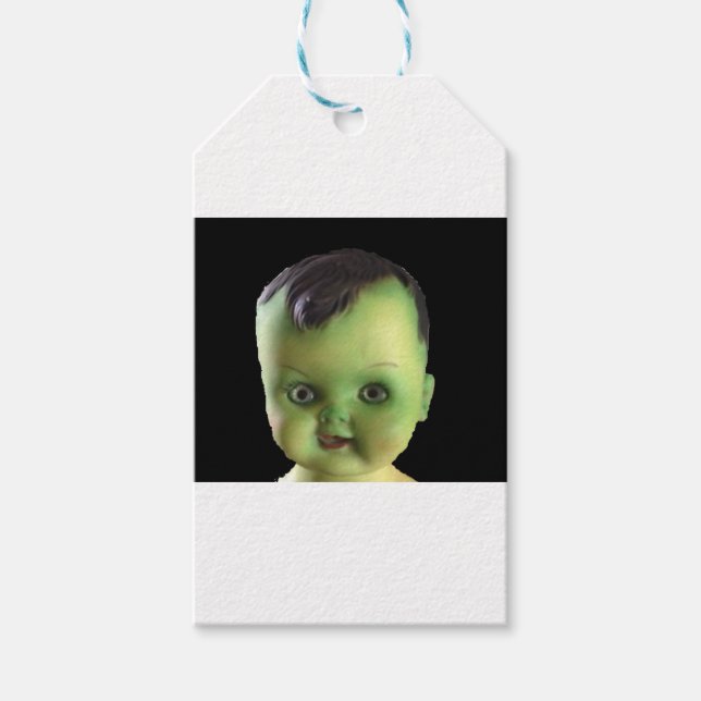Creepy Baby Gift Märkre Presentetikett (Framsidan)