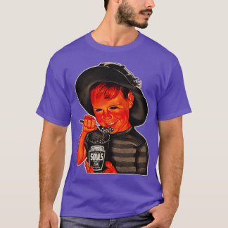 Creepy Bean Boy Devours Human Souls T Shirt