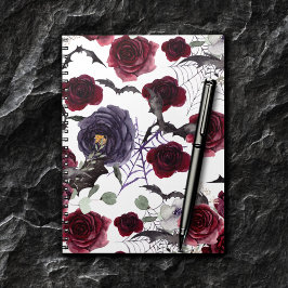 Creepy Benice | Mörk Gothic Ro med Fladdermöss Anteckningsbok
