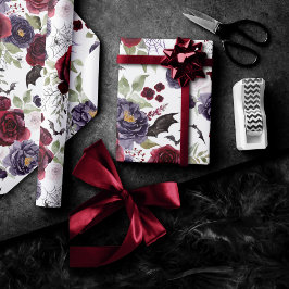Creepy Benice | Mörk Gothic Ro med Fladdermöss Presentpapper