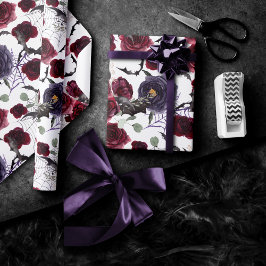 Creepy Benice | Mörk Gothic Ro med Fladdermöss Presentpapper