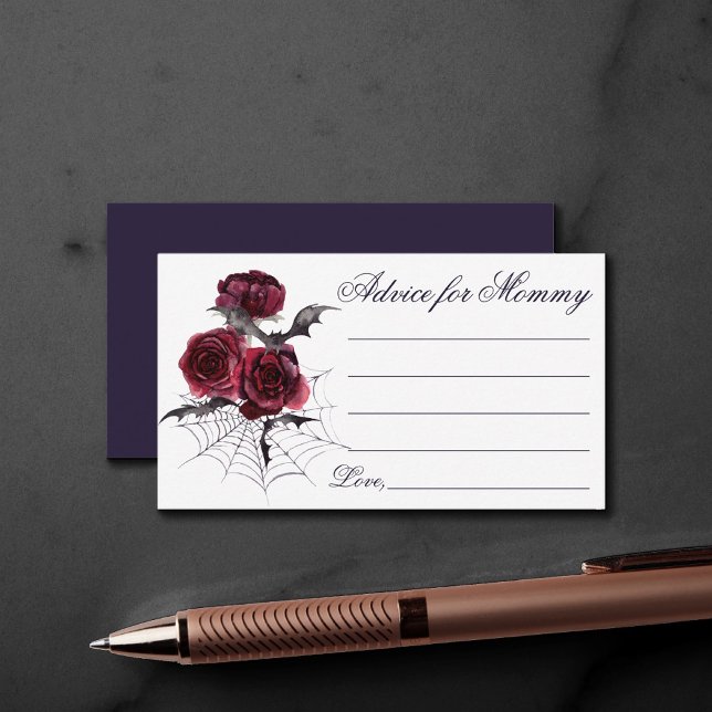 Creepy Benice | Råd om Fladdermöss för gotisk Blom Tilläggskort (Skapare uppladdad)