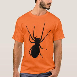 Creepy Black Spider Shirt T