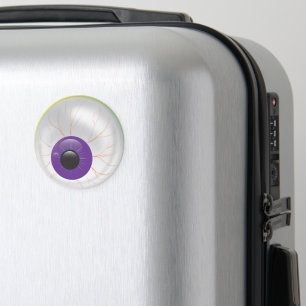 Creepy Bloodshot Zombie Öga Halloween Eyeball Magnet