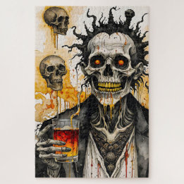 Creepy Bloody Skeleton Pussel