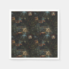 Creepy Carnival Halloween Pappersservett