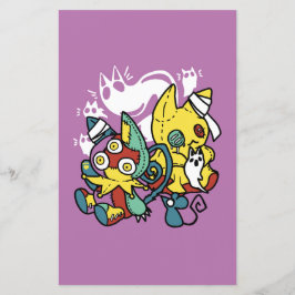 Creepy Cats Halloween Art: Tass-vänlig och vänlig.