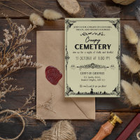 Creepy Cemetery Mörk Vanilla med svart accent