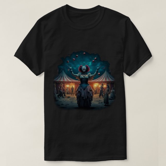 Creepy Circus T Shirt (Design framsida)