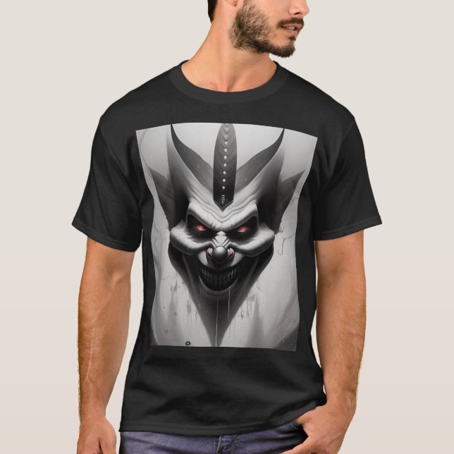 Creepy Clown 8 T Shirt (Framsida)