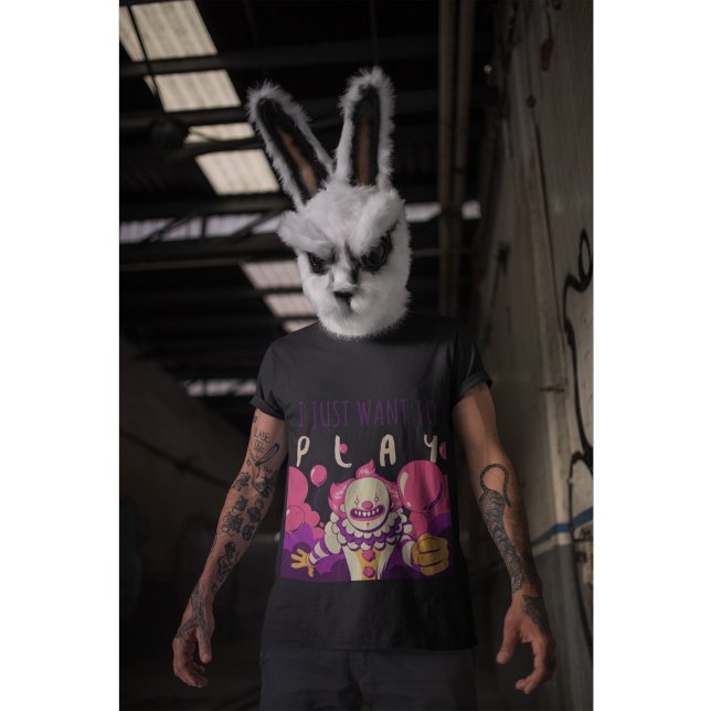 Creepy Clown Balloon Halloween T-Shirt" T Shirt (Skapare uppladdad)