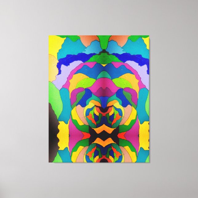 Creepy clown canvastryck (Framsida)