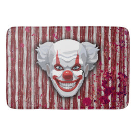 Creepy Clown Carnival Halloween Badrumsmatta