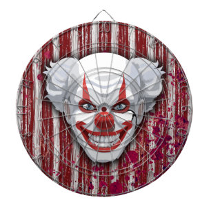 Creepy Clown Carnival Halloween Darttavla
