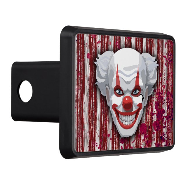 Creepy Clown Carnival Halloween Dragkroksskydd (Höger)