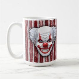 Creepy Clown Carnival Halloween Kaffemugg