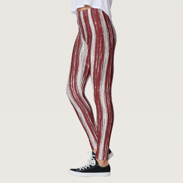Creepy Clown Carnival Halloween Leggings (Vänster)