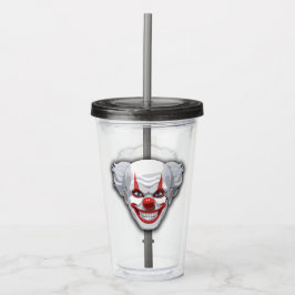 Creepy Clown Carnival Halloween Take Away Mugg