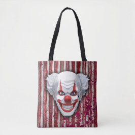 Creepy Clown Carnival Halloween Tygkasse