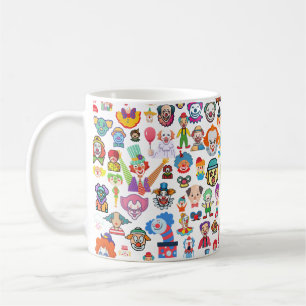 Creepy Clown Circus Roligt Mugg