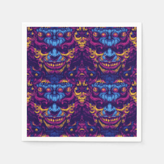 Creepy Clown Halloween Pappersservett