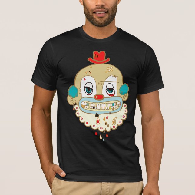 Creepy Clown T Shirt (Framsida)