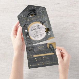 Creepy Coola Celestial Full Moon Gothic Bröllop