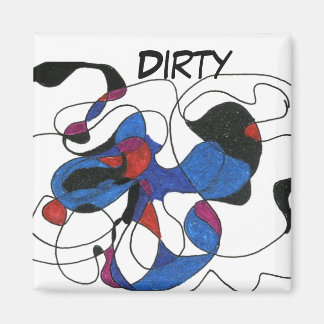 "Creepy Crawly" Abstrakt Dishwasher Status Magnet