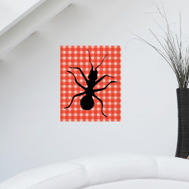 Creepy Crawly Ant Play Tablecloth Original Art Poster
