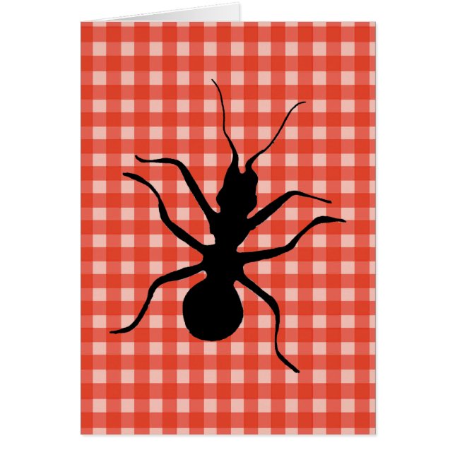 Creepy Crawly Ants Play Tablecloth OBS Kort (Framsidan)