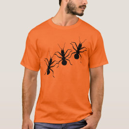 Creepy Crawly Black Ants Insektra T-shirt