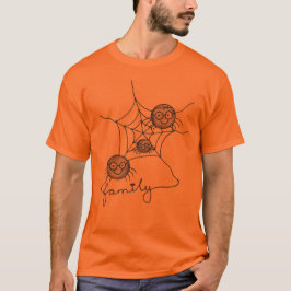 Creepy Crawly Crew – Rolig Spindelfamilj Herr T-Sh T Shirt