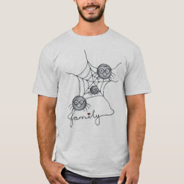 Creepy Crawly Crew – Rolig Spindelfamilj Herr T-Sh T Shirt