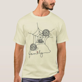 Creepy Crawly Crew – Rolig Spindelfamilj Herr T-Sh T Shirt