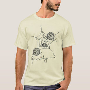 Creepy Crawly Crew – Rolig Spindelfamilj Herr T-Sh T Shirt