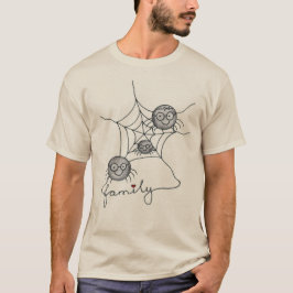 Creepy Crawly Crew – Rolig Spindelfamilj Herr T-Sh T Shirt