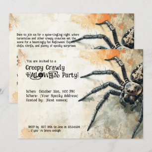Creepy Crawly Halloween fest! Inbjudningar