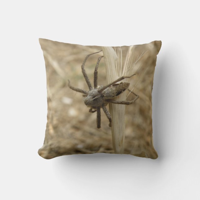 Creepy Crawly Spider Pillow Kudde (Framsida)