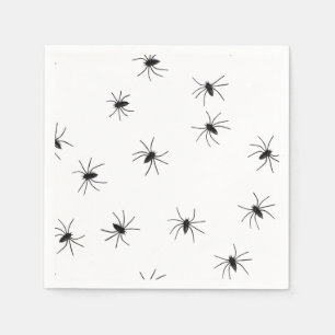 Creepy Crawly Spiders Pappersservett