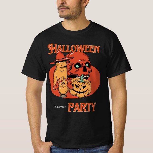 Creepy Cute Aesthetic T-Shirt Spooky Cute Graphic (Framsida)
