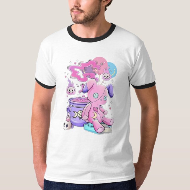 Creepy Cute Aesthetic T-Shirt Spooky Cute Graphic (Framsida)