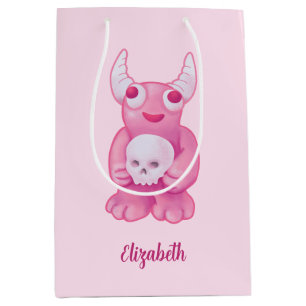 Creepy Cute Demon Rosa Skull Pastel Goth Girl Namn