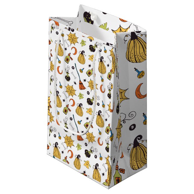 Creepy Cute Halloween Theme Gift Bag (Framsidan Vinklad)