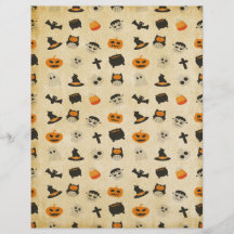 Creepy Cute Halloween Theme Mönster