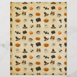 Creepy Cute Halloween Theme Mönster