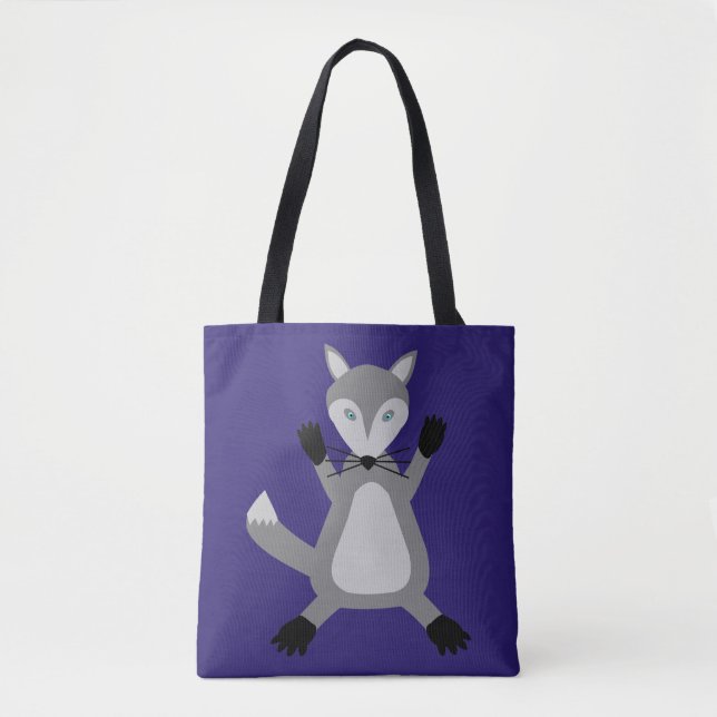 Creepy Cute Halloween Wolf Tygkasse (Framsida)