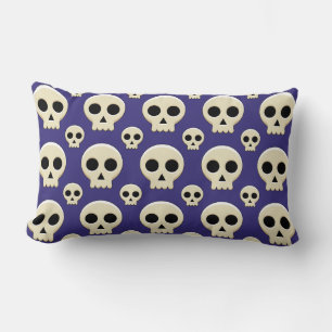 Creepy Cute Kawaii Goth Skull Mönster Lumbarkudde