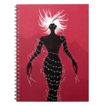 Creepy Demon Girl in Dress of Glass